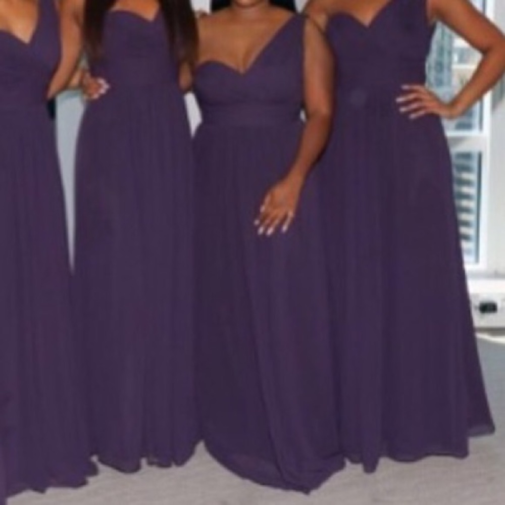 Bill Levkoff one shoulder dress